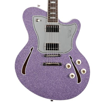 Kauer Guitars Super Chief Semi-Hollow in Amethyst Purple Flake